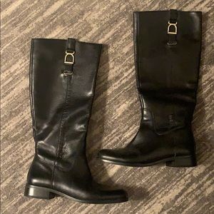 Black Banana Republic High Flat Boots